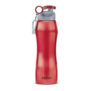 HAWK Stainless Steel Water Bottle, 750 ml, Red 