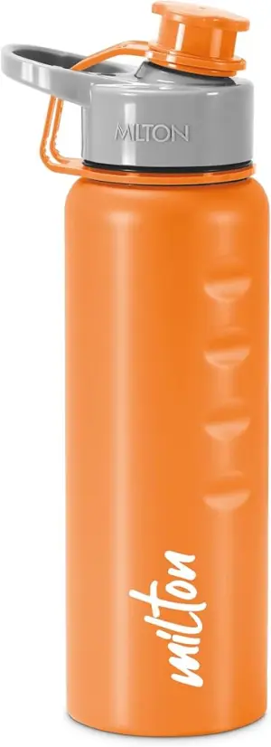 GRIPPER Stainless Steel Water Bottle, 1000 ml, Orange