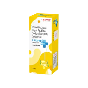 LAXIFREE  PLUS (Milk of Magnesia, Liquid Paraffin & Sodium Picosulfate Suspension)(170ml)