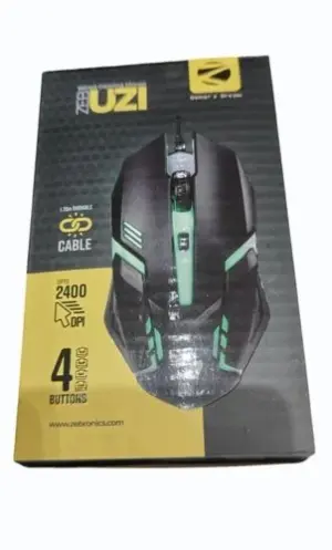 Zebronics Uzi High Precision Wired Gaming Mouse. 