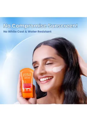 Lotus Herbals Safe Sun Sunscreen Cream PA++ SPF 30(100g)