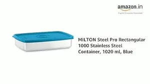 Steel Pro Rectangular 1000ml Stainless Steel Container