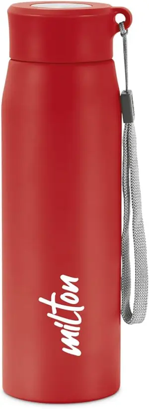 Handy Stainless Steel Sipper Red Colour Water Bottle (650 ML) 