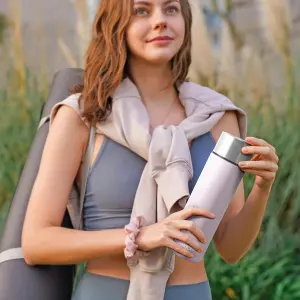 GLIDE Stainless Steel Light Pink Water Bottle 1000 ml