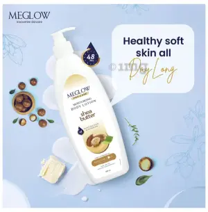 MEGLOW  500ml Body Lotion (Shea Butter)