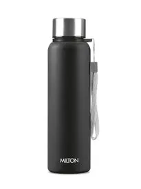 BRIM Stainless Steel Black Colour Water Bottle (1000ml) 