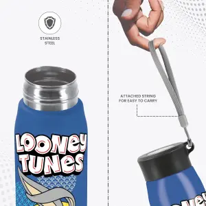 Handy Design Stainless Steel Dark Blue Colour Water Bottle (850ml) 