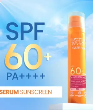Lotus Herbals Safe Sun UltraRx Sunscreen Serum SPF 60+ PA++++(50ml)