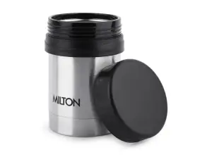 Soup Flask Deluxe 350 ml Thermosteel I 100% Leak Proof I Premium SS304 Stainless Steel I Vacuum Insulated I Thermos for Soup, Tea, Coffee, Silver