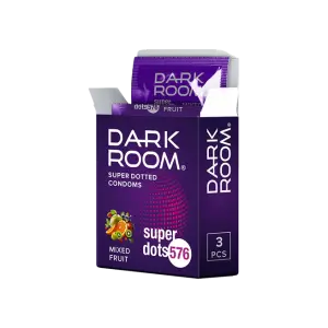 Darkroom SUPER dotted condom (3 PCS) 
