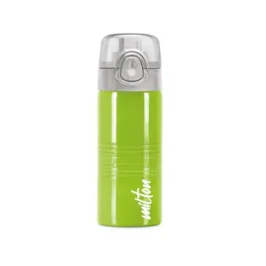 VOGUE Stainless Steel Parrot Green Colour Water Bottle 500 ml