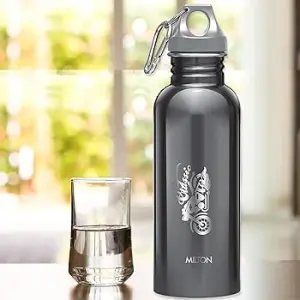 ALIVE Stainless Steel Black Colour Water Bottle (750 ml) 