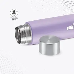 Bitsy Stainless Steel Light Purple Colour Water Bottle 450 ml 