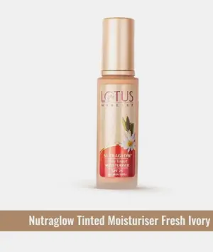 Lotus Make-Up Nutraglow Daily Tinted Moisturiser SPF 25.(T2 Fresh Ivory )