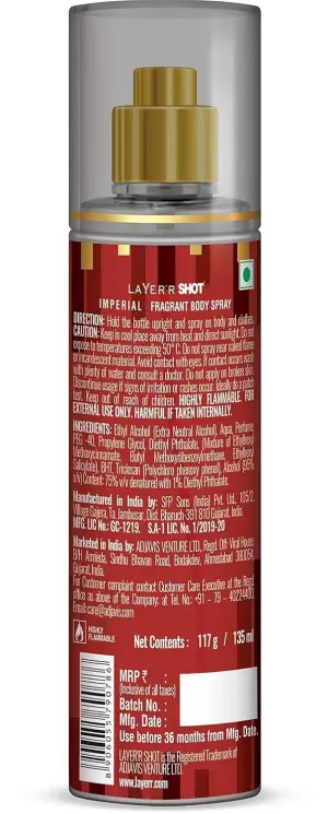 IMPERIAL FRAGRANT BODY SPRAY (135ml) 