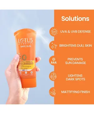 Lotus Herbals Safe Sun Sunscreen SPF (50Ml)