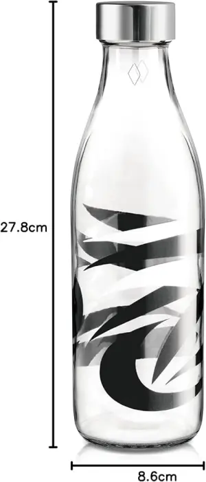 IVORY Premium Glass Bottle 1000 ml Packing: 1/