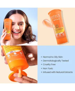 Lotus Herbals Safe Sun Sunscreen SPF (50Ml)