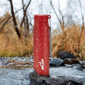 Handy Stainless Steel Sipper Red Colour Water Bottle (850 ML) 