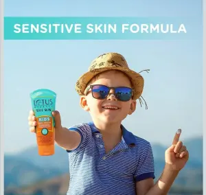 Lotus Safe Sun Kids Soft-Touch Sunscreen SPF 40 PA+++ (80g)
