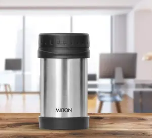 Soup Flask Deluxe 500 ml Thermosteel I 100% Leak Proof I Premium SS304 Stainless Steel I Vacuum Insulated I Thermos for Soup, Tea, Coffee, Silver