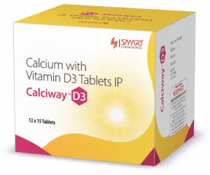Calciway D3 Tab (Calcium with Vitamin D3 Tablets IP)
