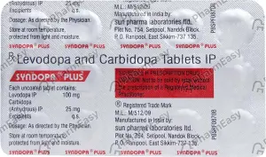 SYNDOPA PLUS TAB 1'S 
