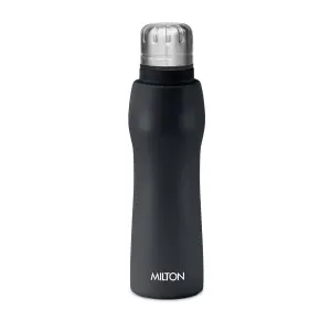 Elate Stainless Steel Water Bottle Black Colour (750 ML) 
