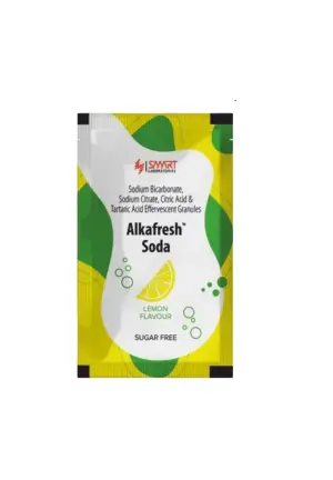  Alkafresh Soda (Sodium ficarbonate, Sodium Otrare, Orc Aod & Tartaric Acid Effervescent Granules)  