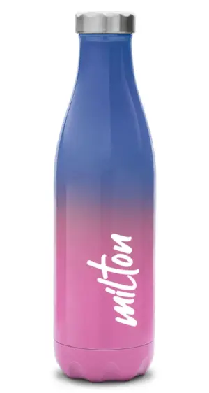 PRUDENT-500 Thermosteel Hot & Cold Water Bottle 510 ml Steel Flask (Pack of 1, Pink, Blue)