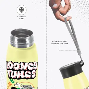 Handy Design Stainless Steel Yellow Water Bottle (650ml) 