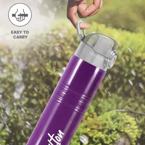 VOGUE Stainless Steel Purple Colour Water Bottle 750ml