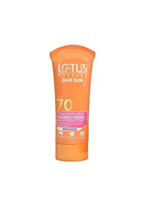 Lotus Herbals Safe Sun Daily Multi-Function Sunblock PA+++ SPF 70 (60g)