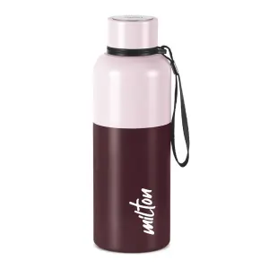 Ancy 500 Thermosteel Water Bottle, ISI Certified, 24 Hr Hot and Cold 500 ml Steel Flask (Pack of 1, Brown)