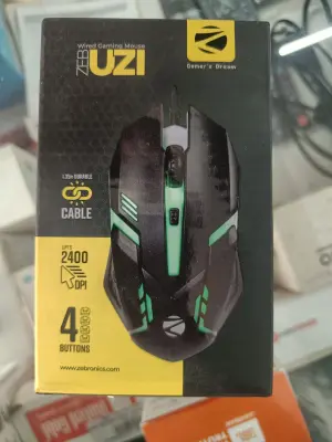 Zebronics Uzi High Precision Wired Gaming Mouse. 