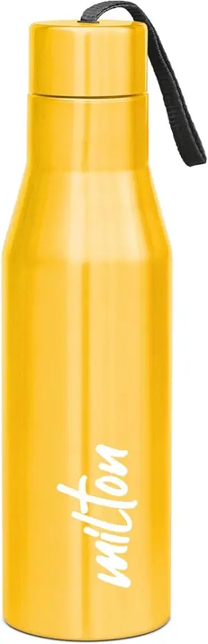 Super Stainless Steel Water Bottle Yellow Colour (750 ml) 