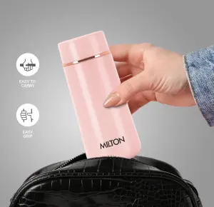 Starlit 320 Thermosteel Insulated Water Bottle, 320 ml, Pink| Hot and Cold | Leak Proof | Office Bottle | Sports | Home | Kitchen | Hiking | Treking | Travel | Easy to Carry | Rust Proof
