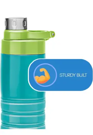 Amigo 800 Thermosteel Water Bottle, 660 ml, Aqua Green