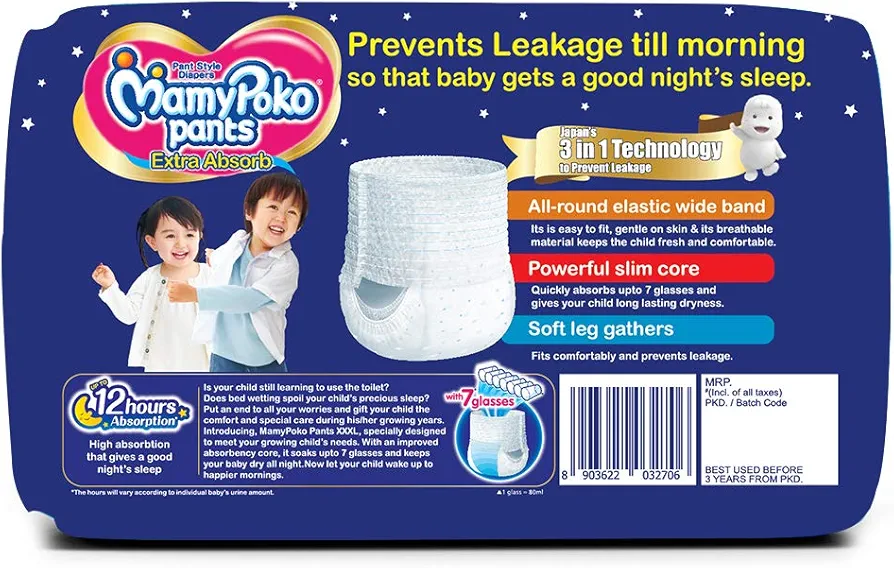 Mamypoko pants XXXL-9 (18 to 35kg)