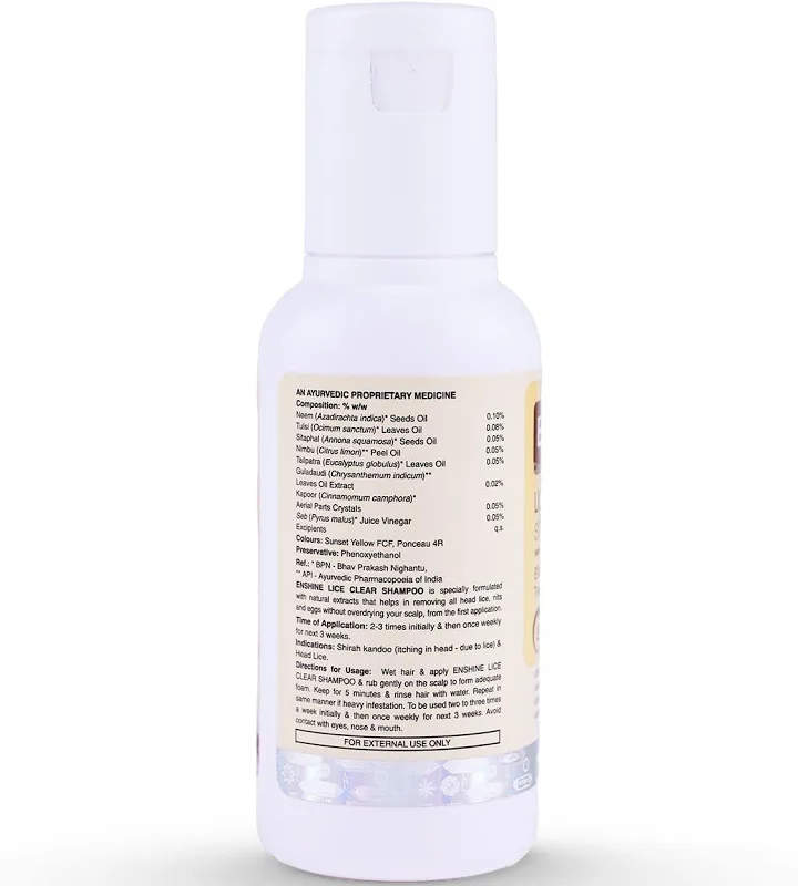 ENSHINE Lice Clear Shampoo 50 ml 