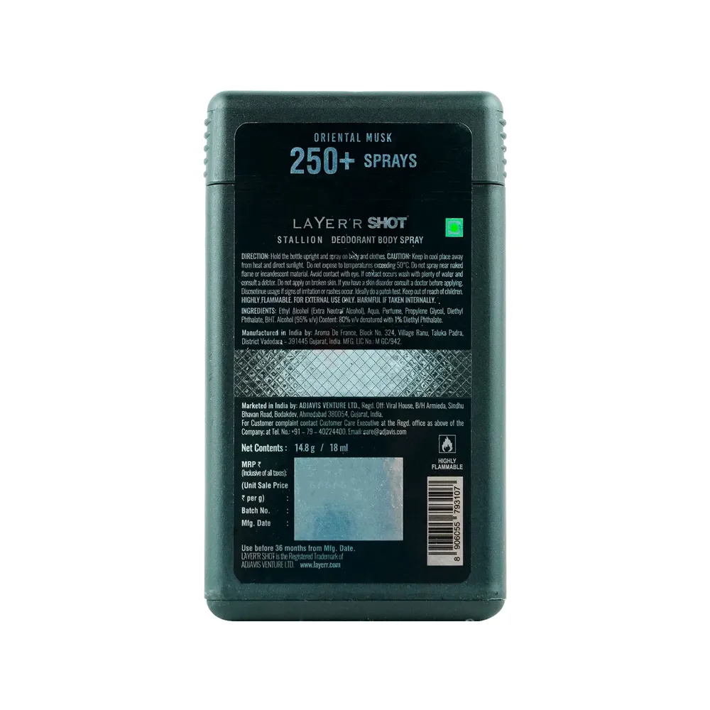 STALLION FARGRANT BODY SPRAY (18ml) 