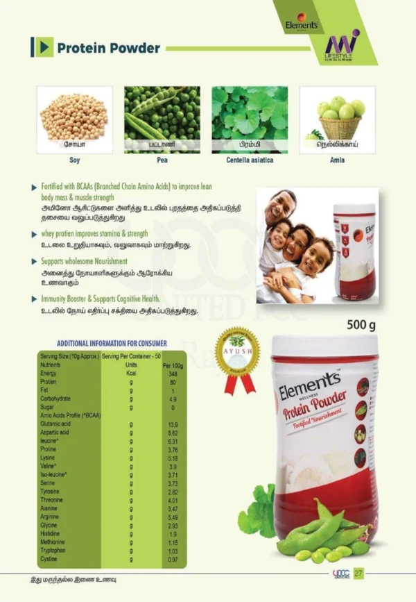 PROTEIN POWDER 500grm 