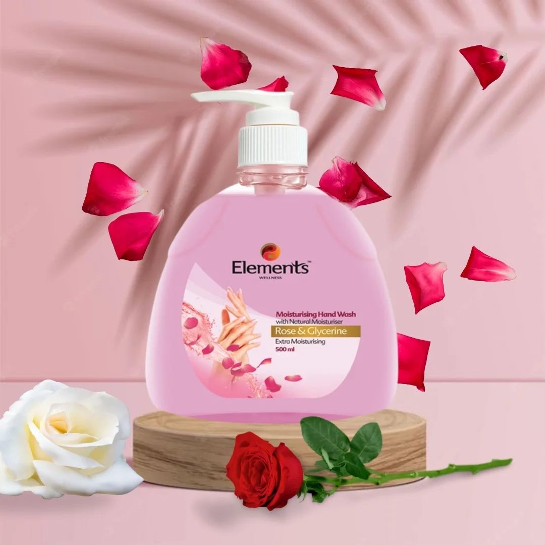 HAND WASH ROSE GLYCERIN 500 ML