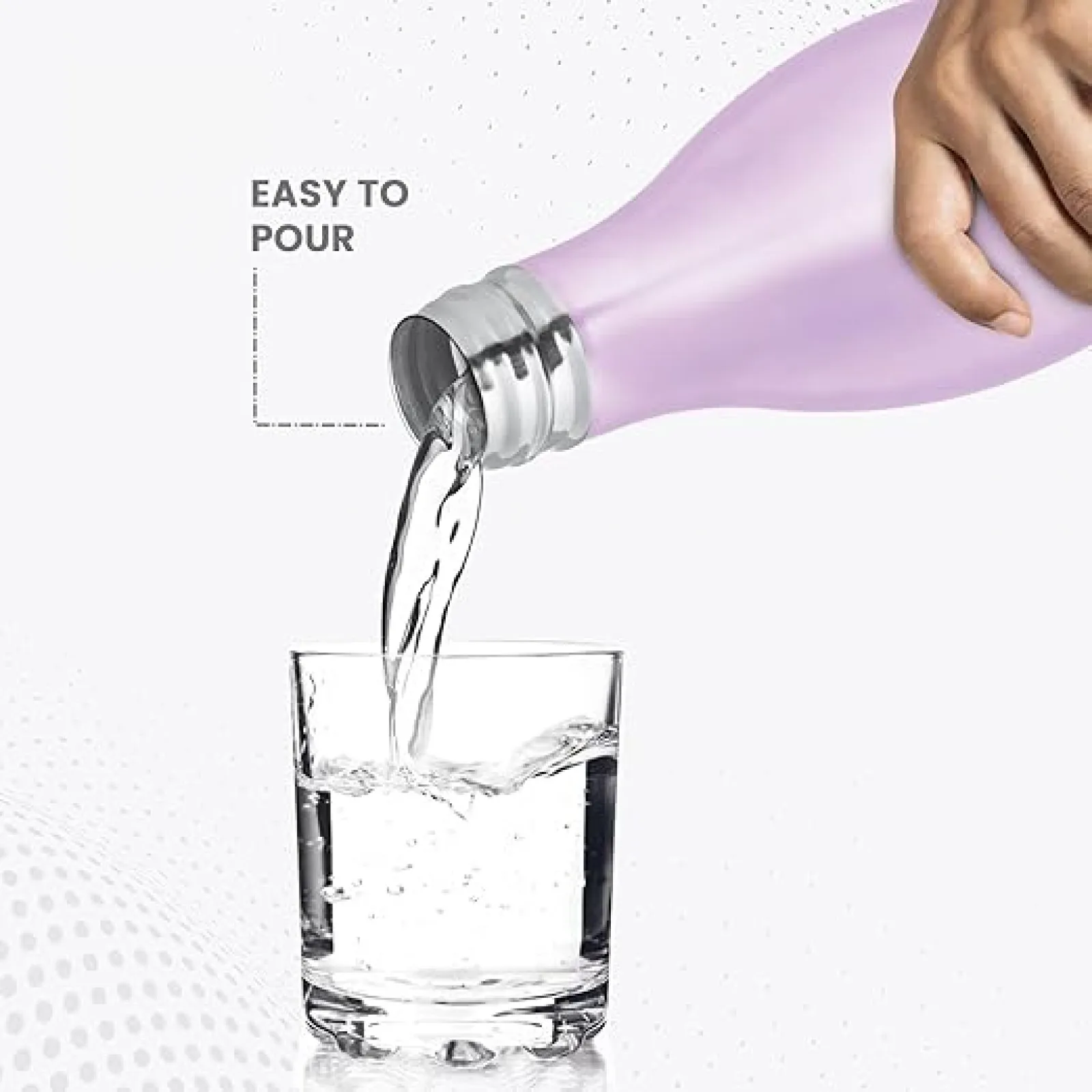 Campa Stainless Steel Water Bottle Purple Colour (800ml) 