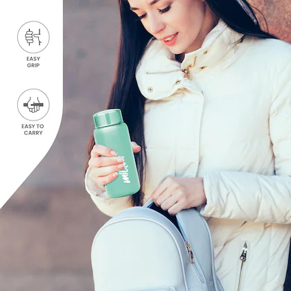 Aqua Stainless Steel Aqua Green Colour Water Bottle 500 ml 
