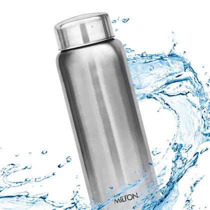 Aqua Stainless Steel Silver Colour Water Bottle 1000 ml 