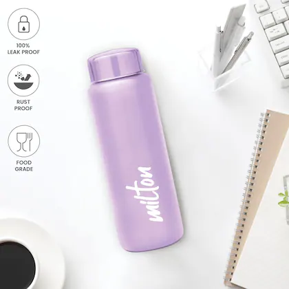 Aqua Stainless Steel Purple Colour Water Bottle 750ml 
