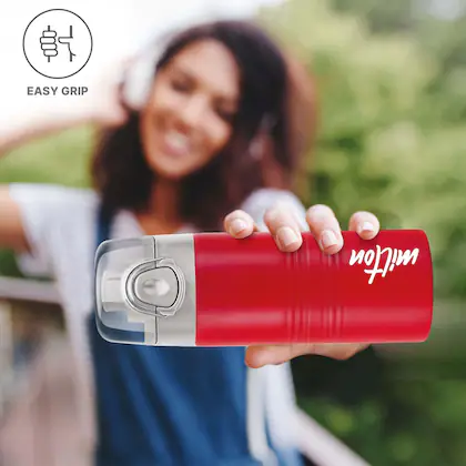 VOGUE Stainless Steel Red Colour Water Bottle 500 ml