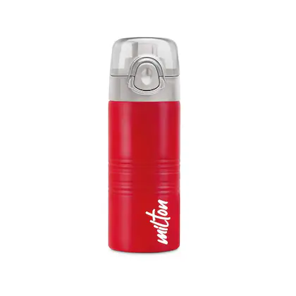 VOGUE Stainless Steel Red Colour Water Bottle 500 ml