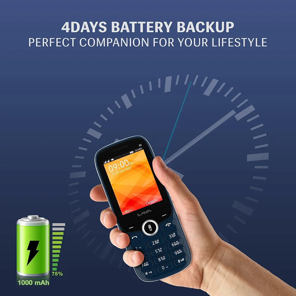 Lava A5_23). ( Super bass Earphones free) 